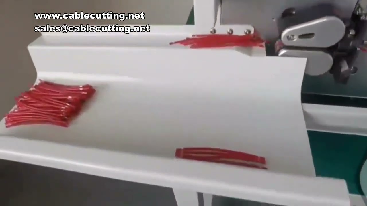 Érintőképernyős automata kábelvágó és szigetelő gép – 1-10 mm² egyerű vezetékek megmunkálására