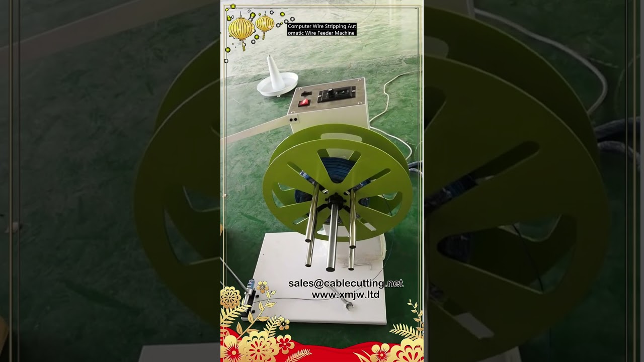Számítógép-kábelek automata huzalcsupaszító és adagoló gépe