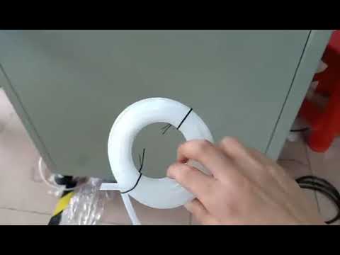 WPM 02SL PVC flexibilis cső vágás, tekercselés és kötözés gép