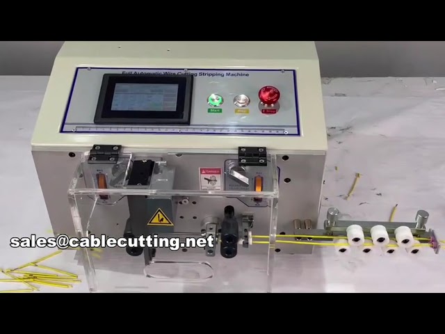 Érintőképernyős automatikus kábelvágó és -szigetelő gép 0.1-6 mm² kábelekhez – WPM-SDBS