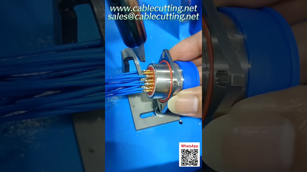 Automatic Wire Cutting and Stripping Machine for Industrial Packaging