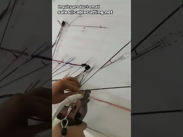 Automata nylon kábelkötöző gép – Kábelköteg-gyártó berendezés nagyüzemi gyártáshoz