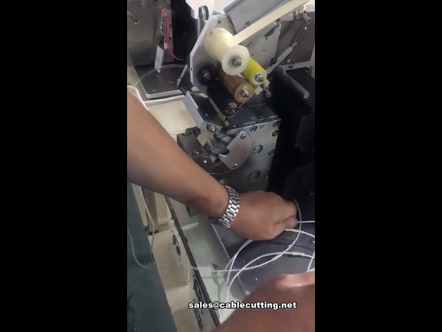 Ultrakeskeny szalaghoz való automata huzalköteg-szalagozógép