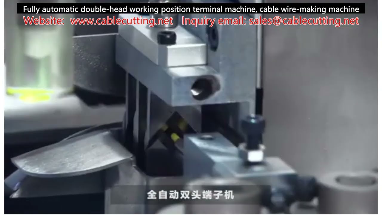 Fully Automatic Double-Head Terminal Crimping Machine, Cable Wire Making Machine