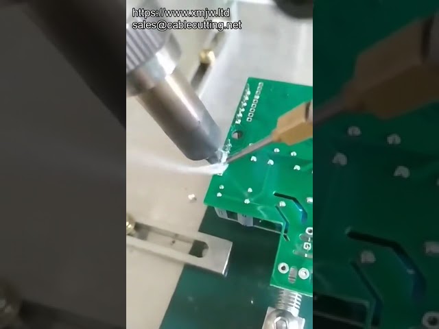 Automatic Soldering Tin Machine - Desktop Soldering Robot with Cleaning Function