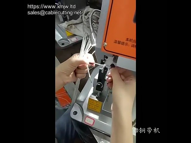 Rope Four Wire Joint Splicing Connector Copper Belt Cable Crimping Machine