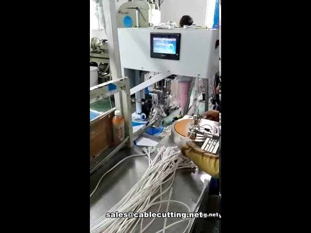 8-as alakú erőkábel tekercselő és kötöző automata gép