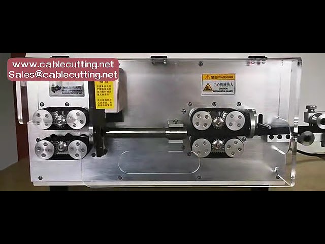 70 mm²-es nagy négyzetes kábel automata vágó és szigetelésbontó gép – Gyors és hatékony huzal megmunkálás