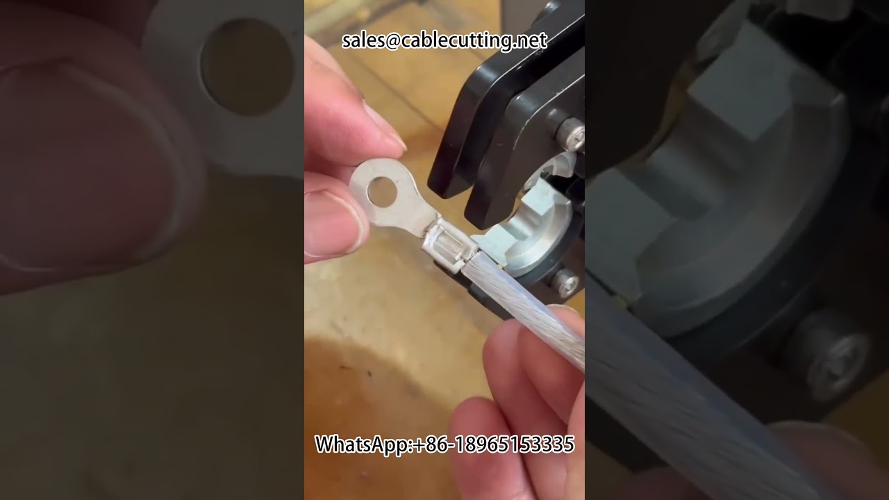 Terminál krimpelő gép – kábelhuzalozáshoz #machine #cablewirestrippingmachine #automobile #diy