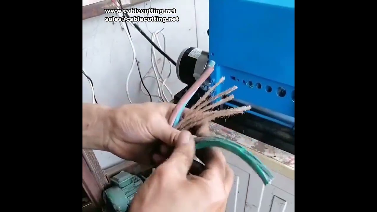 220V automatikus huzalhántoló gép 2-32mm réz és alumínium hulladék kábelekhez