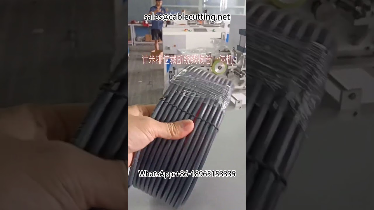 Automatikus huzaltekercselő és visszatekercselő gép – pontos méter számlálás és sorvágás
