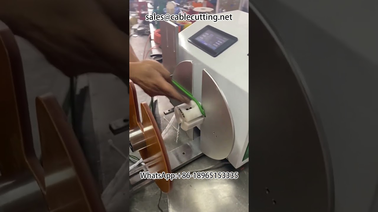 Automatikus rendező és tekercselő gép | Dróttekercselő gép | Ipari automatizálás