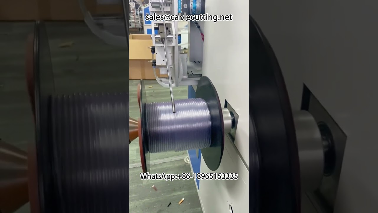 Automatikus méter számláló és precíziós visszatekercselő gép orvosi csövekhez, vezetékekhez és kábelekhez