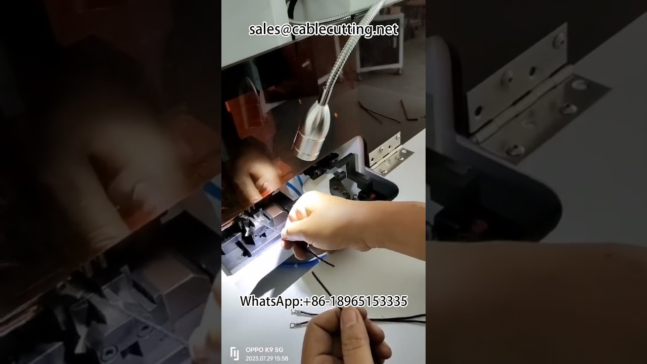 Szalagozó és krimpelő gép | Terminálgép gyártósorokhoz