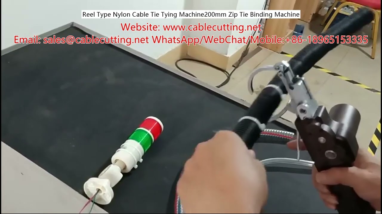 Automata Nylon Kábelkötegelő Gép 200mm-es Zip-Kötözőhöz - Ipari Csomagológép